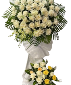 💐 Lẵng hoa viếng Quận 7 - Thành kính tưởng nhớ