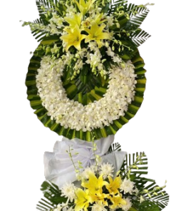 Lẵng Hoa Chia Buồn Tang Lễ ⚱️ - Gửi Lời Thành Kính